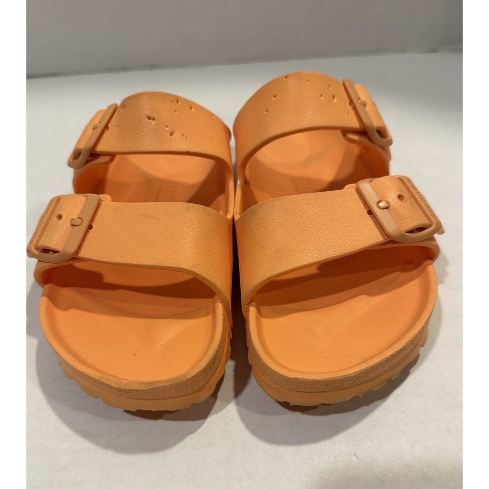 Birkenstock Arizona Eva Sandals Adjustable Buckles Melon Orange Size 39